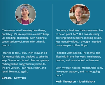 MemoShield Customer Reviews