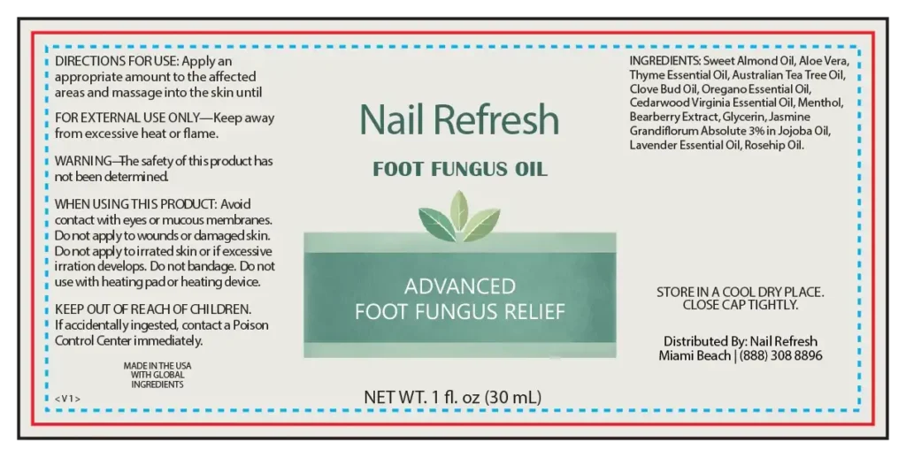 Nail Refresh supplement facts