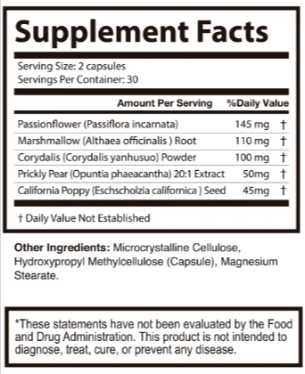 Neuro Salt supplement facts